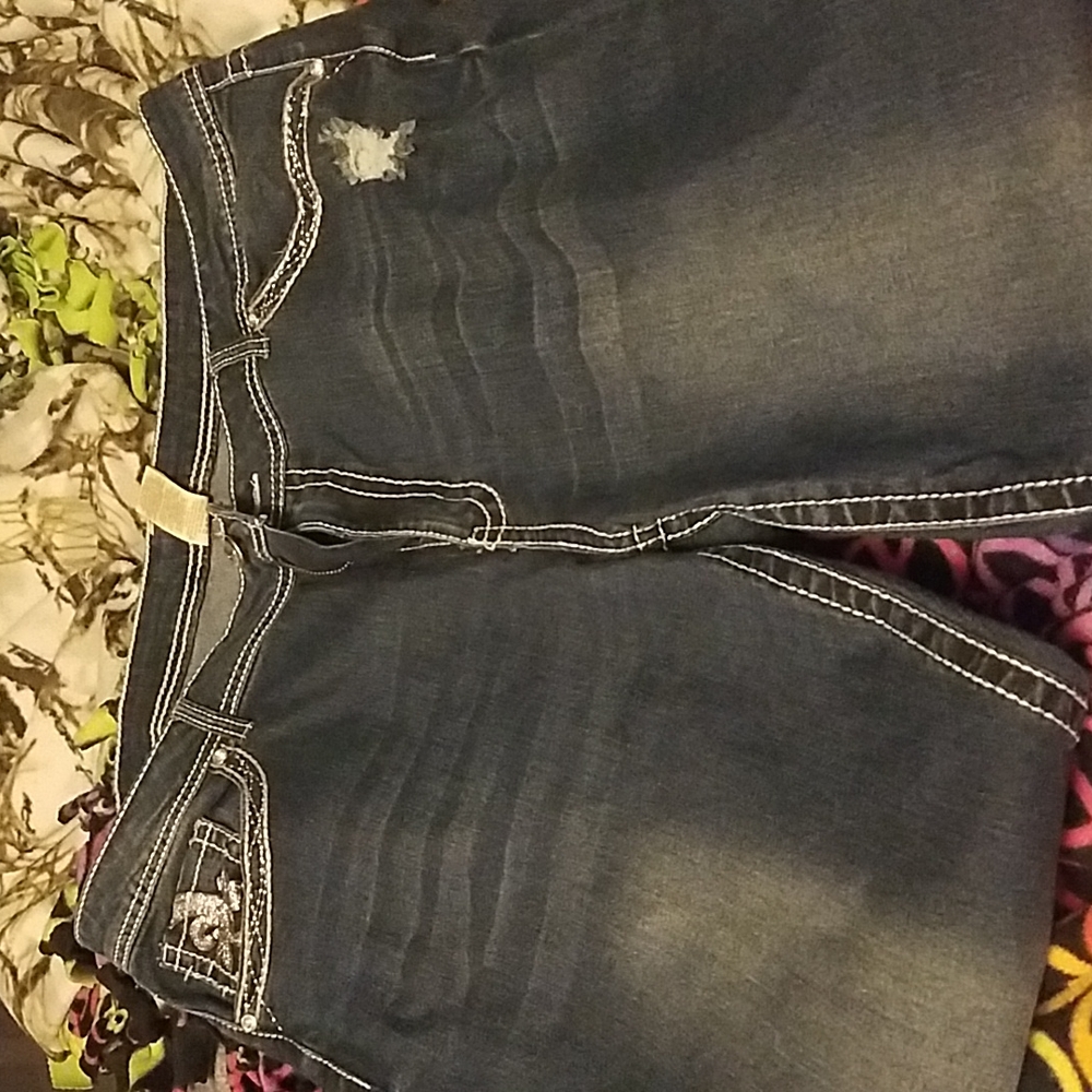 Faded Glory Boot Cut Flare Jean's 22W Medium Blue